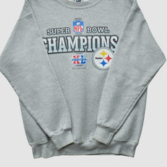 Pittsburgh Steelers Lee Apparel 2006 Pullover Sweatshirt - Heather Gray Pullover