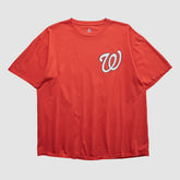 Washington Nationals Majestic 2000s T-shirt - Red - Vintage T-shirts