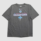 Chicago Cubs Majestic 2008 T-shirt - Gray - Vintage T-shirts