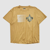 New Orleans Saints NFL 2010s T-shirt - Yellow T-shirts