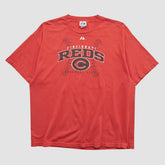 Cincinnati Reds Majestic 2000s T-shirt - Red - XVintage T-shirts