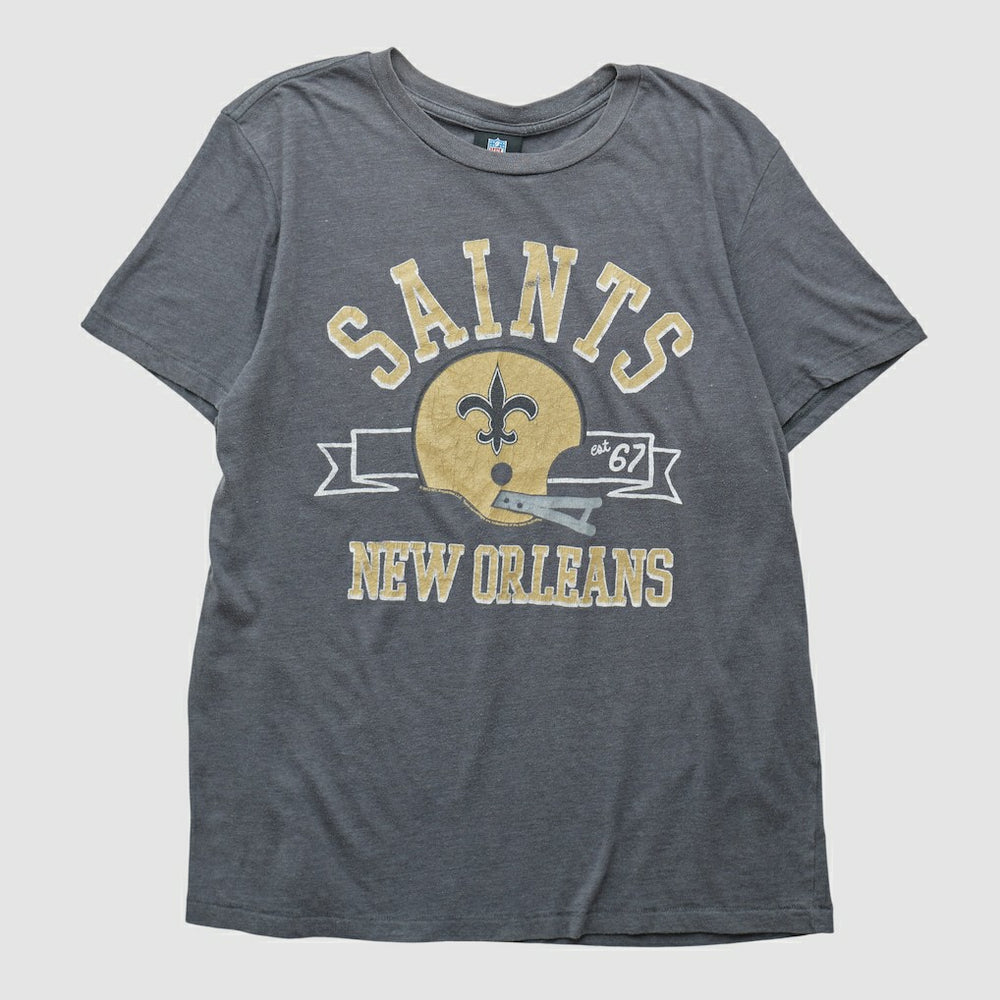 New Orleans Saints NFL 2010s T-shirt - Gray T-shirts