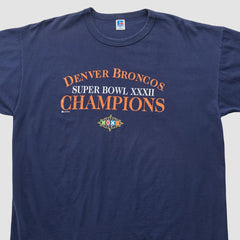 Denver Broncos Russell 1998 T-shirt - Navy T-shirts