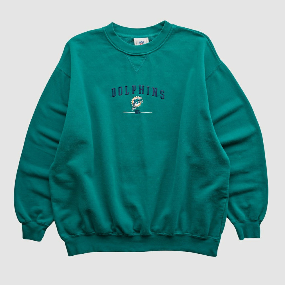 Miami Dolphins NFL 2000s Pullover Sweatshirt - Teal Pullover