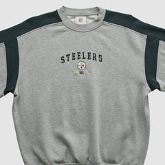 Pittsburgh Steelers NFL 2000s Pullover Sweatshirt - Heather Gray Pullover