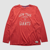 New York Giants Reebok 2000s Long Sleeve T-shirt - Red T-shirts