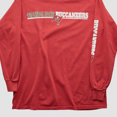 Tampa Bay Buccaneers NFL 2010s Long Sleeve T-shirt - Red T-shirts