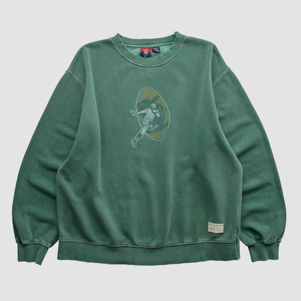 Green Bay Packers Reebok 2000s Pullover Sweatshirt - Green Pullover