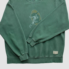 Green Bay Packers Reebok 2000s Pullover Sweatshirt - Green Pullover