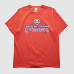 Philadelphia Phillies Gildan 2008 T-shirt - Red - Vintage T-shirts