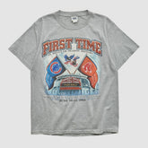 Chicago Cubs Lee Apparel 2005 T-shirt - Heather Gray - Vintage T-shirts