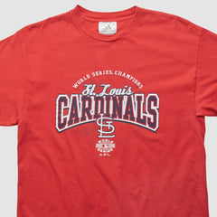 St. Louis Cardinals Adidas 2006 T-shirt - Red - Vintage T-shirts