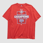 Philadelphia Phillies Majestic 2009 T-shirt - Red - Vintage T-shirts