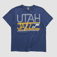 Utah Jazz UNK 2010s T-shirt Navy Vintage - Vintage