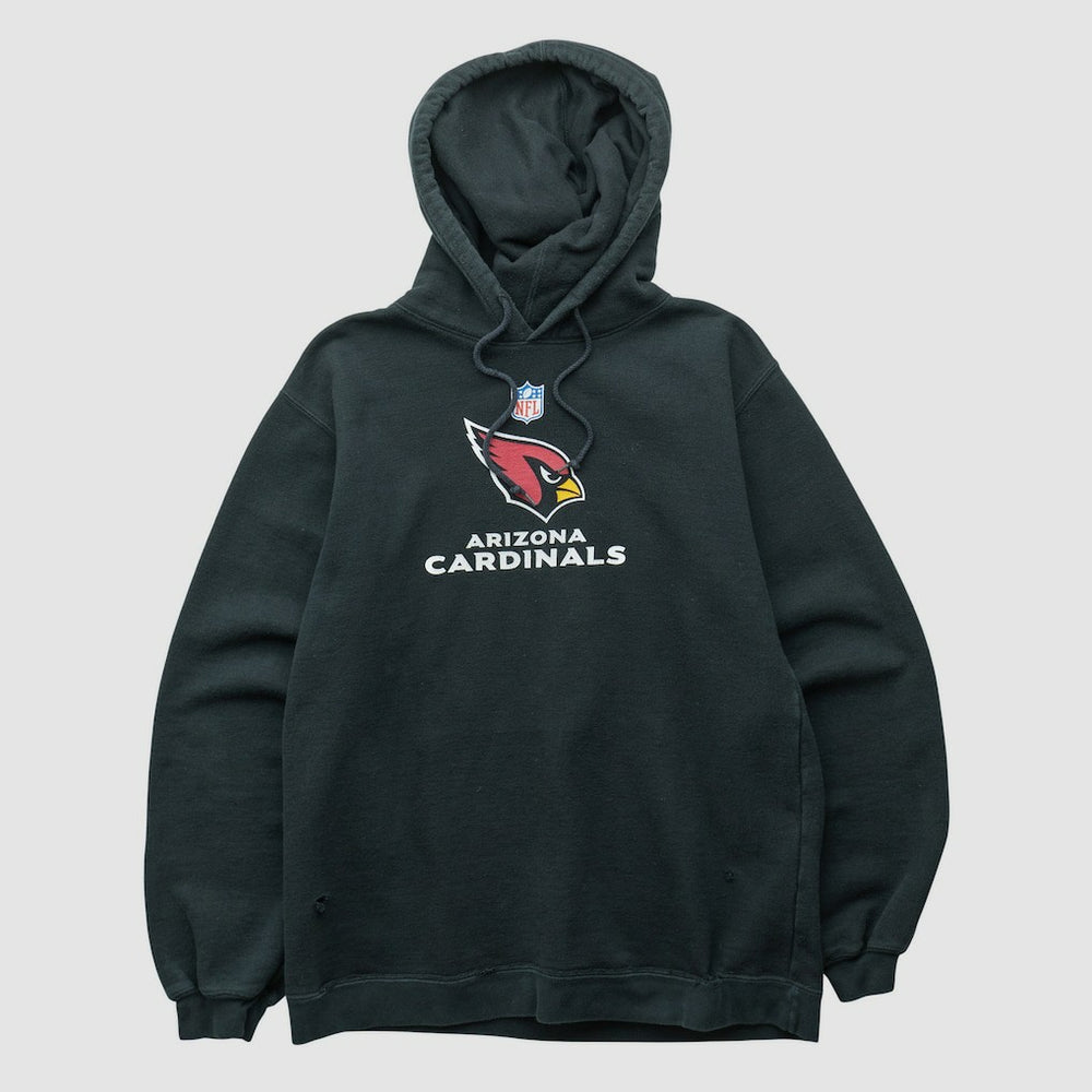 Arizona Cardinals Reebok 2000s Hooded Pullover Sweatshirt - Black Pullover