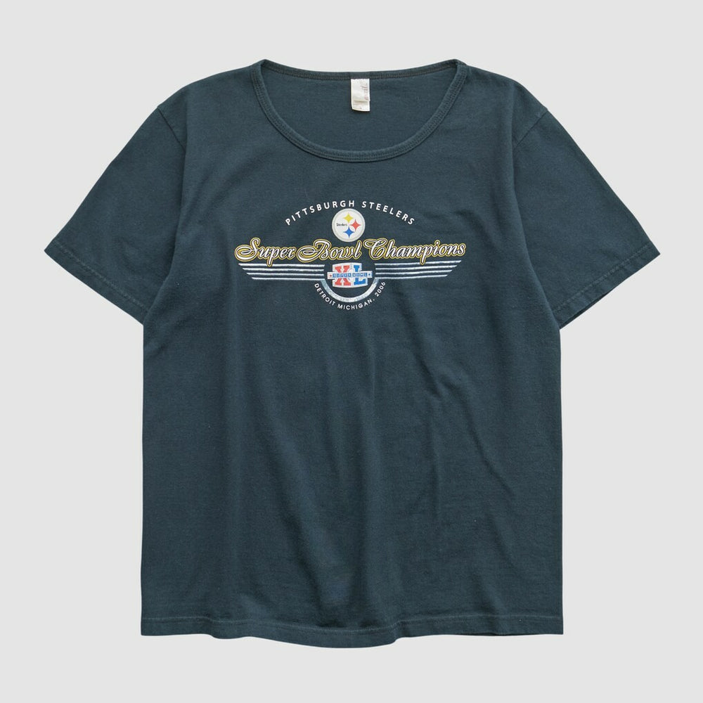 Pittsburgh Steelers Anvil 2006 T-shirt - Navy T-shirts