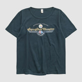 Pittsburgh Steelers Anvil 2006 T-shirt - Navy T-shirts