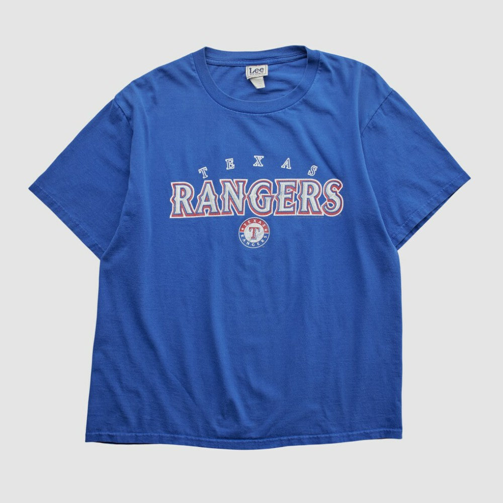 Texas Rangers Lee Sport 2000s T-shirt - Blue - Vintage T-shirts