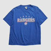 Texas Rangers Lee Sport 2000s T-shirt - Blue - Vintage T-shirts