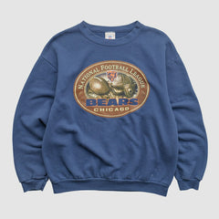 Chicago Bears NFL 2000s Pullover Sweatshirt - Blue Pullover