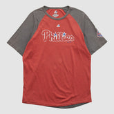 Philadelphia Phillies Majestic 2000s T-shirt - Red - Vintage T-shirts