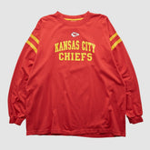 Kansas City Chiefs NFL 2000s Long Sleeve T-shirt - Red T-shirts