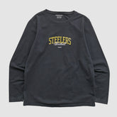 Pittsburgh Steelers Reebok 2000s Long Sleeve T-shirt - Black T-shirts