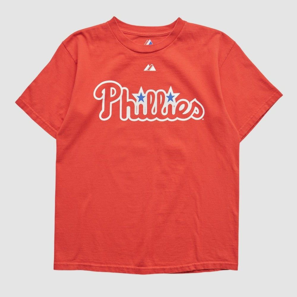 Philadelphia Phillies Majestic 2000s T-shirt - Red - XVintage T-shirts