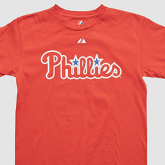 Philadelphia Phillies Majestic 2000s T-shirt - Red - XVintage T-shirts