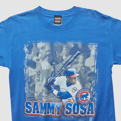 Sammy Sosa Sport One 1996 T-shirt - Blue - Vintage T-shirts