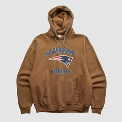 New England Patriots Jerzees 2000s Hooded Sweatshirt - Clay Sweatshirts