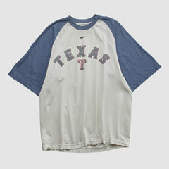 Texas Rangers Nike 2000s T-shirt - White - Vintage T-shirts