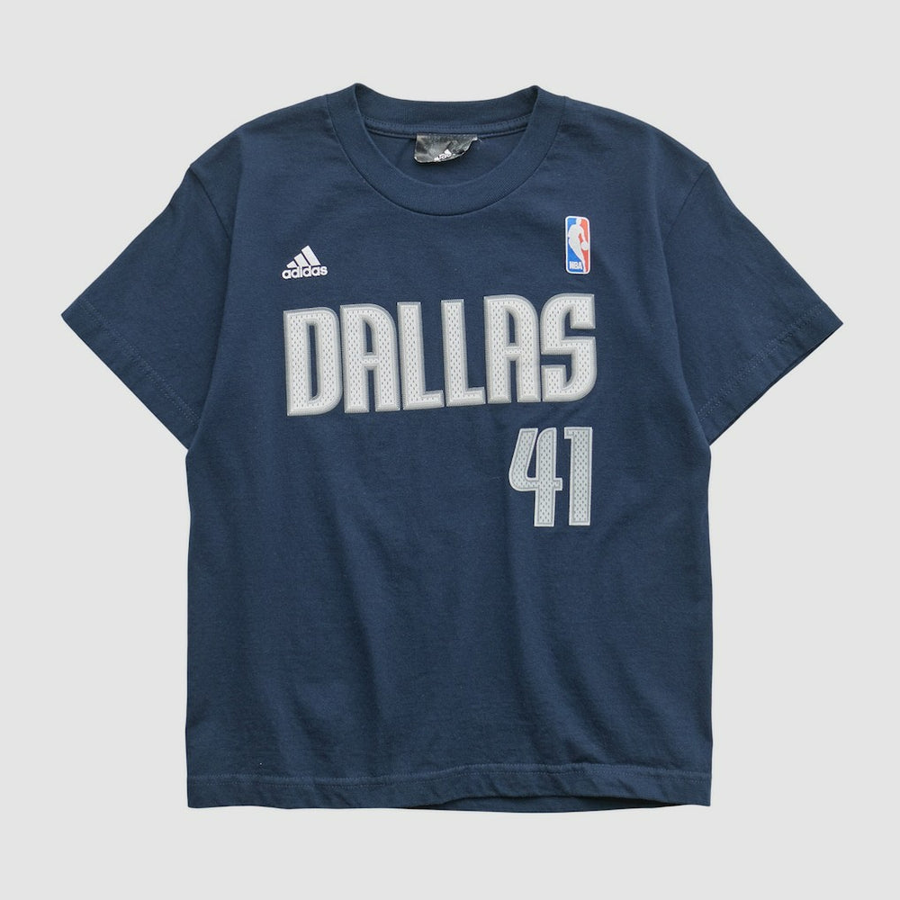 Dallas Mavericks 2010s T-shirt Navy Vintage - Adidas
