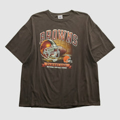 Cleveland Browns NFL 2000s T-shirt - Brown T-shirts