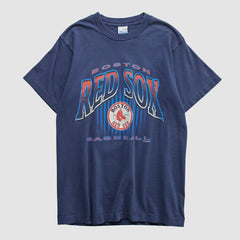 Boston Red Sox Salem Sportswear 1997 T-shirt - Navy - Vintage T-shirts