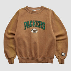 Green Bay Packers Starter 90s Pullover Sweatshirt - Clay Pullover