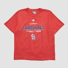 St. Louis Cardinals Adidas 2011 T-shirt - Red - Vintage T-shirts