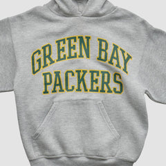 Green Bay Packers NFL 2000s Hooded Pullover Sweatshirt - Heather Gray Pullover