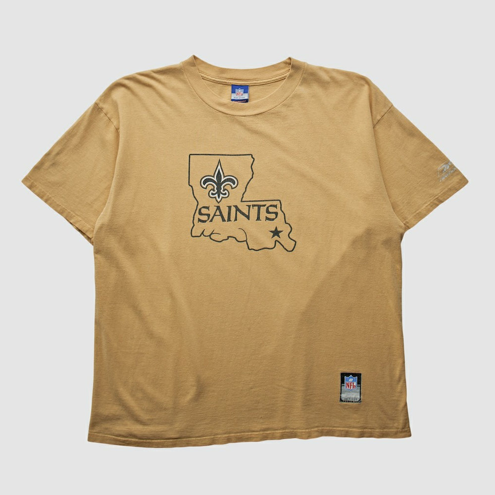New Orleans Saints Reebok 2000s T-shirt - Tan T-shirts