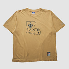 New Orleans Saints Reebok 2000s T-shirt - Tan T-shirts