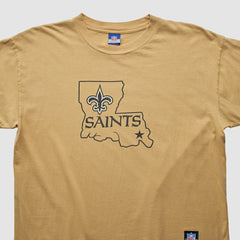 New Orleans Saints Reebok 2000s T-shirt - Tan T-shirts