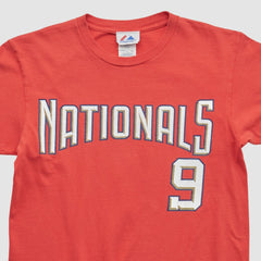 Washington Nationals Majestic 2000s T-shirt - Red - Yth XVintage T-shirts