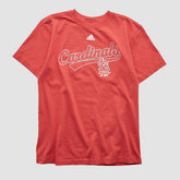 St. Louis Cardinals Adidas T-shirt - Red - Vintage T-shirts