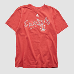 St. Louis Cardinals Adidas T-shirt - Red - Vintage T-shirts