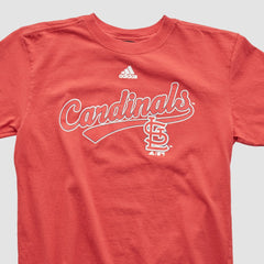 St. Louis Cardinals Adidas T-shirt - Red - Vintage T-shirts