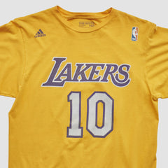 Los Angeles Lakers 2010s T-shirt Yellow Vintage - Adidas