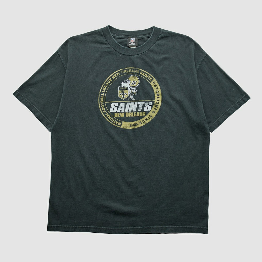 New Orleans Saints NFL 2010s T-shirt - Black T-shirts