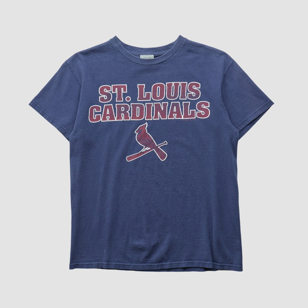St. Louis Cardinals Genuine Merchandise 2000s T-shirt - Navy - Vintage T-shirts