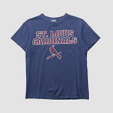 St. Louis Cardinals Genuine Merchandise 2000s T-shirt - Navy - Vintage T-shirts