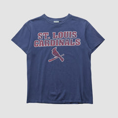 St. Louis Cardinals Genuine Merchandise 2000s T-shirt - Navy - Vintage T-shirts